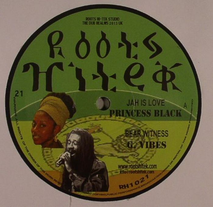 Princess Black And G Vibes And Roots Hitek Jah Is Love Bear Witness 1 Horizons Music 