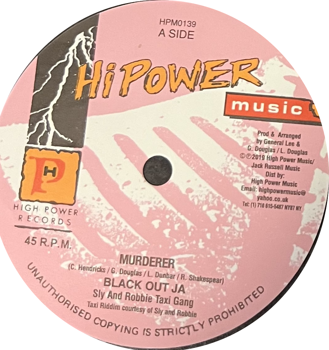 Black Out Ja Murderer 7 Vinyl Horizons Music 