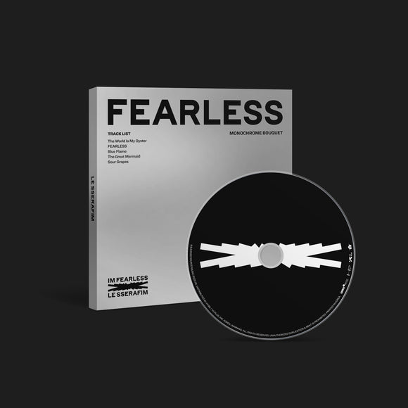 LE SSERAFIM - 1st Mini Album 'FEARLESS' (Monochrome Bouquet Ver.) [CD Compact]