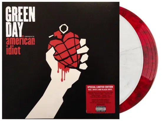 Green Day - American Idiot (2LP/Gat red/black/white vinyl)