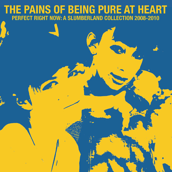 PAINS OF BEING PURE AT HEART - Perfect Right Now: A Slumberland Collection 2008-2010 (Milky Clear/Blue/Yellow Splatter Vinyl)