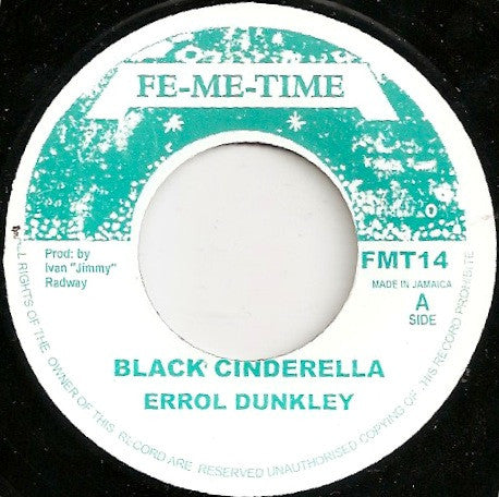 BLACK CINDERELLA / VERSION by ERROL DUNKLEY [7" Vinyl]