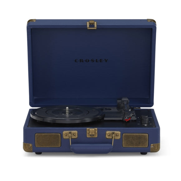 Crosley Cruiser Plus Deluxe Portable Turntable - Now with Bluetooth Out [Navy]