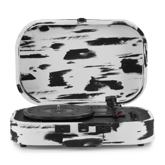 Crosley Discovery Portable Portable Turntable - Now with Bluetooth Out [Black & White]