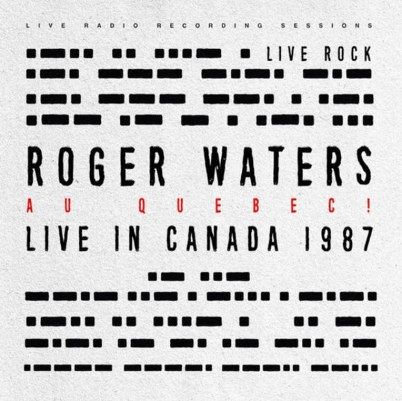 ROGER WATERS - Live In Quebec 1987 [2LP]