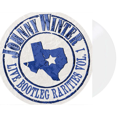 JOHNNY WINTER - Live Bootleg Rarities Volume One (White Vinyl) (Circular Cover)