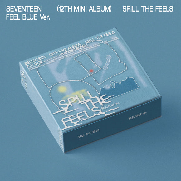 SEVENTEEN - SEVENTEEN 12th Mini Album [CD 'SPILL THE FEELS' FEEL BLUE Ver.]