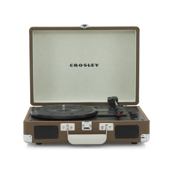 Crosley Cruiser Plus Deluxe Portable Turntable - Now with Bluetooth Out [Tweed]