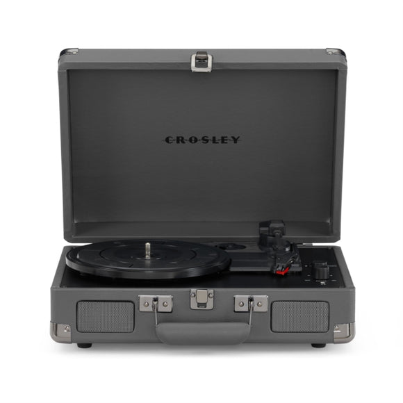 Crosley Cruiser Plus Deluxe Portable Turntable - Now with Bluetooth Out [Slate]