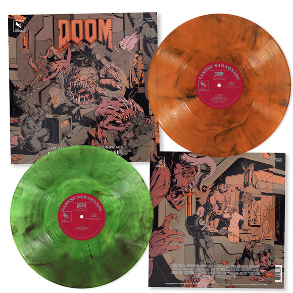 CLINT MANSELL - Doom OST (Green/Orange Smoke Vinyl)