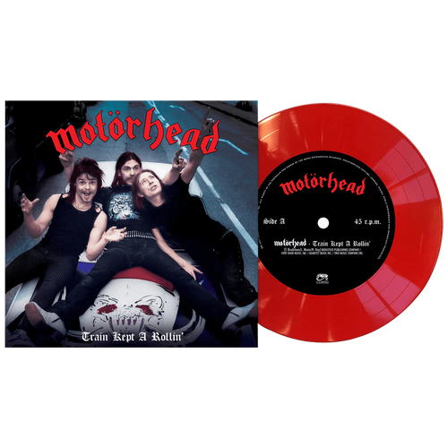 MOTORHEAD - TRAIN KEPT A-ROLLIN [7" Red Vinyl]