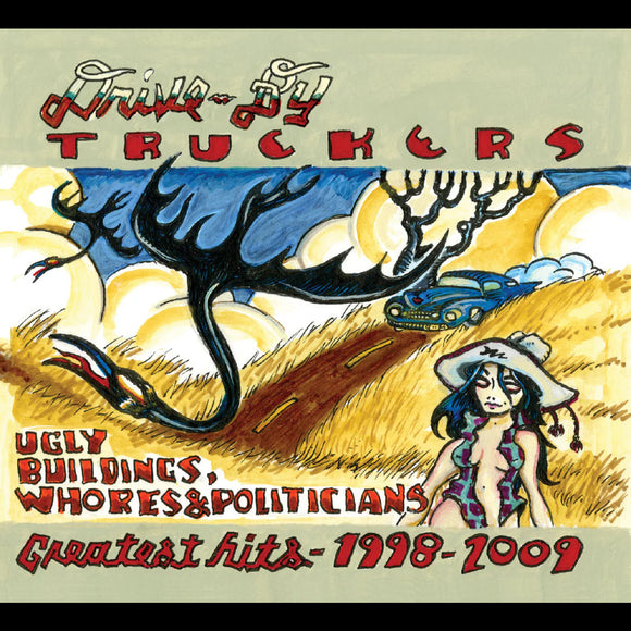 Drive-By Truckers - Ugly Buildings, Whores, and Politicians: Greatest Hits 1998-2009 [2LP Clear Coke Bottle Vinyl, First Time On Color]