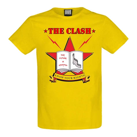 CLASH - Know Your Rights T-Shirt (Yellow)