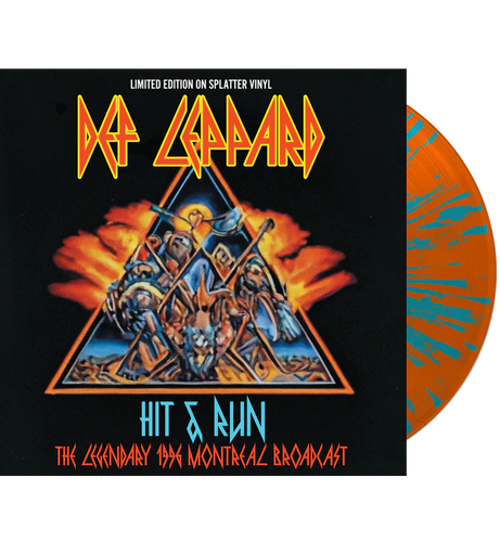 DEF LEPPARD - Hit & Run (Orange & Aqua Splatter Vinyl)