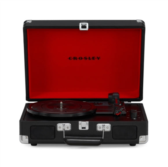 Crosley Cruiser Plus Deluxe Portable Turntable - Now with Bluetooth Out [Black]