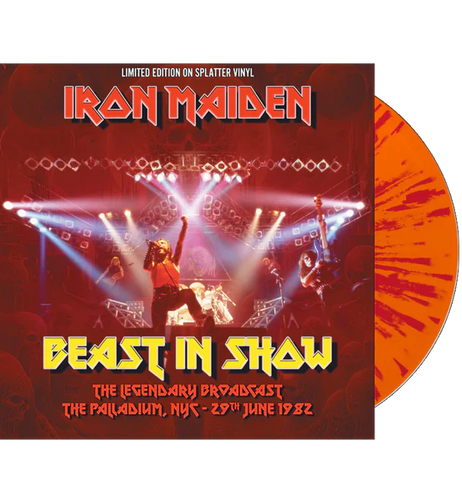 IRON MAIDEN - Beast In Show (Red/Orange Splatter Vinyl)