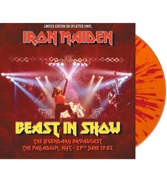 IRON MAIDEN - Beast In Show (Red/Orange Splatter Vinyl)