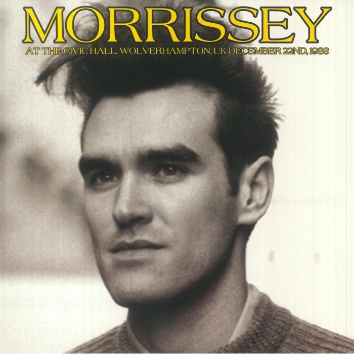 MORRISSEY - At The Civic Hall. Wolverhampton. Uk December 22Nd. 1988 ...