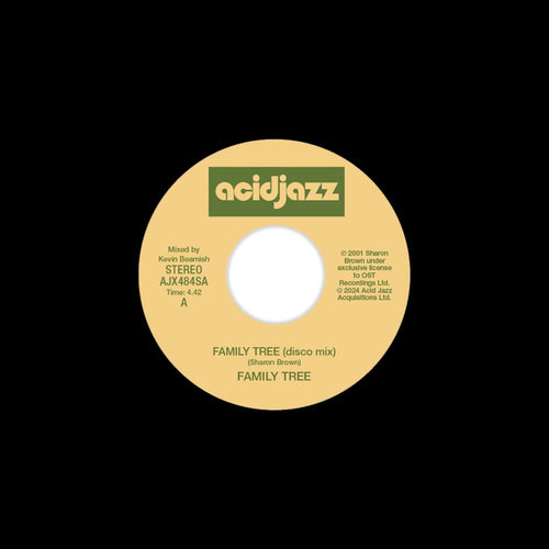 FAMILY TREE - FAMILY TREE (DISCO MIX) / FAMILY TREE (ORIGINAL MIX) [7" Vinyl]