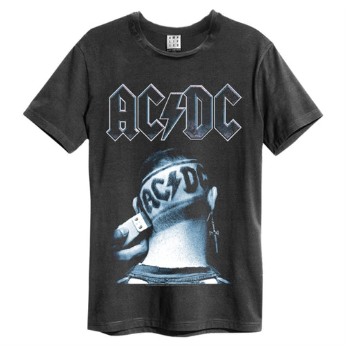 AC/DC - Clipped T-Shirt (Charcoal)