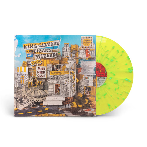 KING GIZZARD & THE LIZARD WIZARD / MILD HIGH CLUB - SKETCHES OF BRUNSWICK EAST (YELLOW/BLUE SPLATTER VINYL)