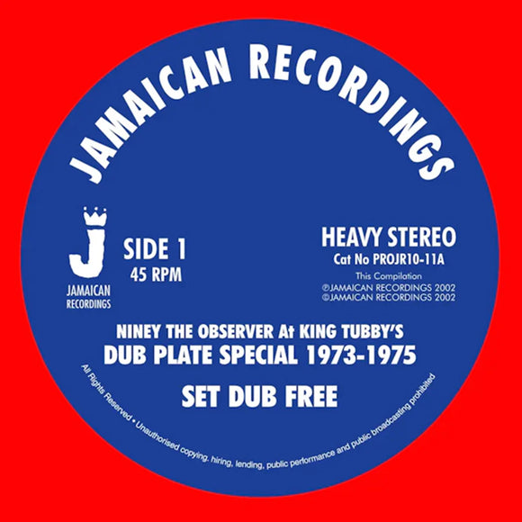 Niney The Observer - Set Dub Free / Dub Born Free [10