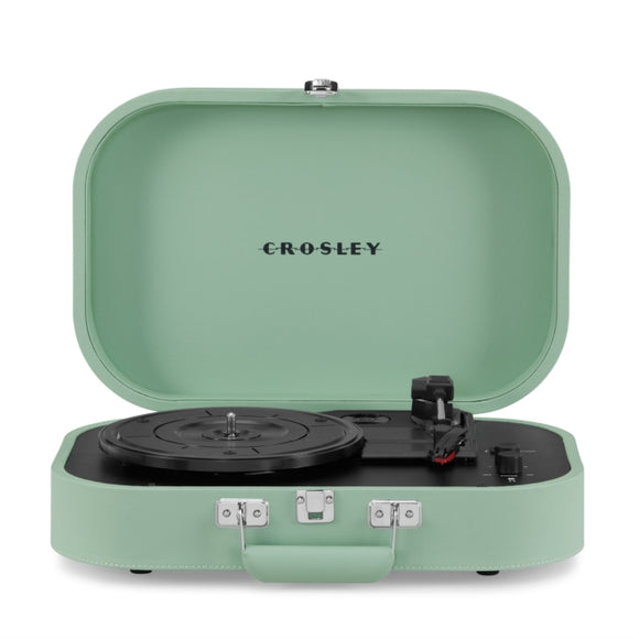 Crosley Discovery Portable Portable Turntable - Now with Bluetooth Out [Seafoam]