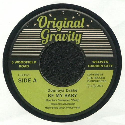 DONNOYA DRAKE/WOODFIELD RD ALLSTARS - Be My Baby/Mash Down De Bamgoo Bed [7" Vinyl]