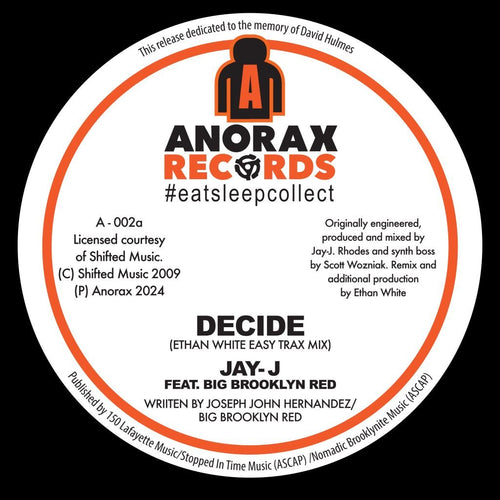 Jay-J ft. Big Brooklyn Red - Decide [7" Vinyl]