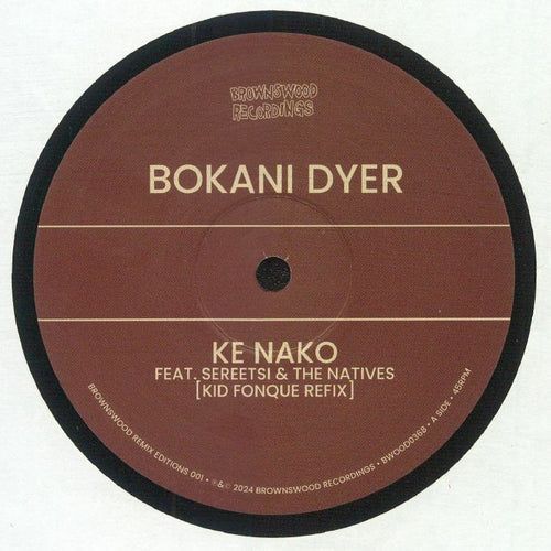 BOKANI DYER - BROWNSWOOD REMIX EDITIONS 001