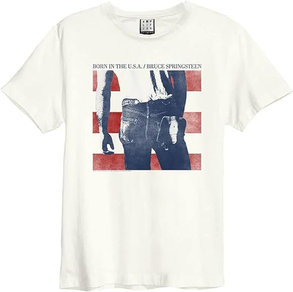 BRUCE SPRINGSTEEN - Born In The USA T-Shirt (White)