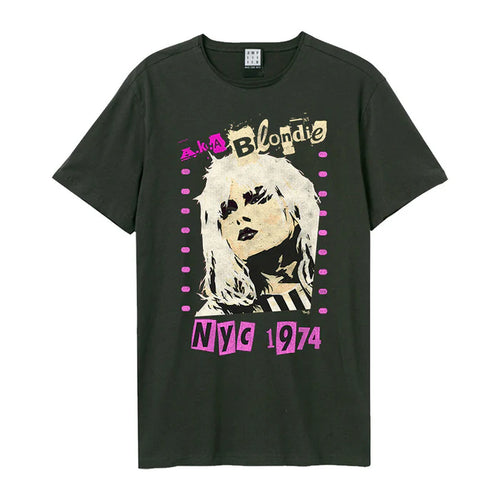 BLONDIE - Aka Blondie T-Shirt (Charcoal)