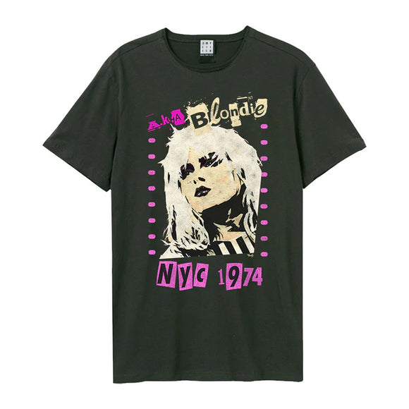 BLONDIE - Aka Blondie T-Shirt (Charcoal)