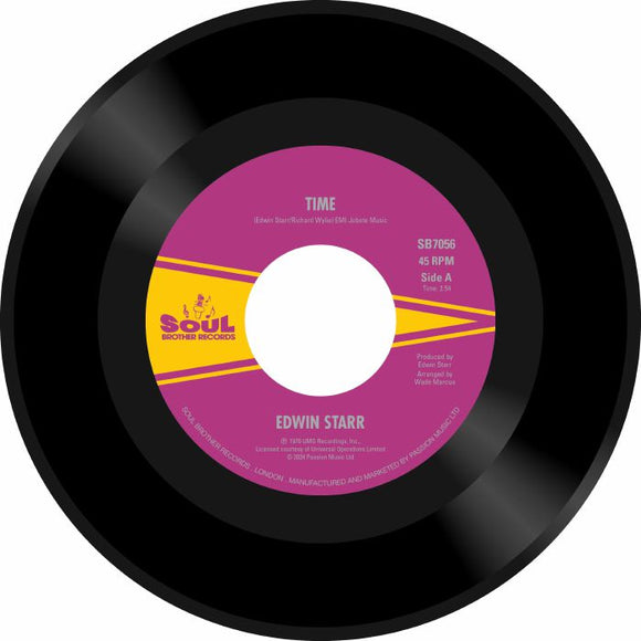 Edwin Starr - Time / Running Back and Forth [7” Single]