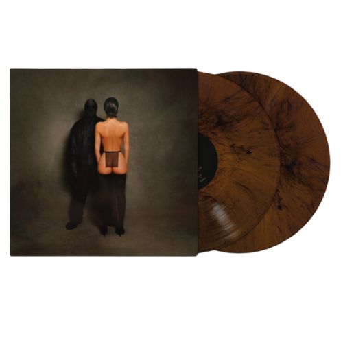 ¥$ (KANYE WEST & TY DOLLA SIGN) - Vultures 1 (Brown Marble Vinyl) (ONE PER PERSON)