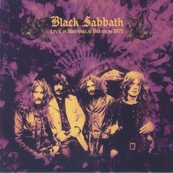 BLACK SABBATH - Live In Brussels Belgium 1970 [Coloured Vinyl]