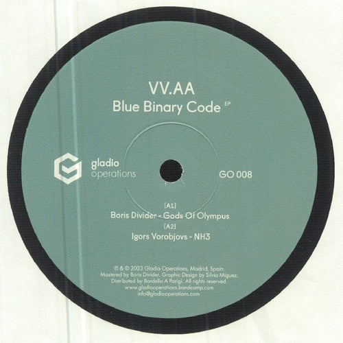 BORIS DIVIDER / IGORS VOROBJOVS / LECTROMAGNETIQUE / FRANCOIS DILLINGER / CH415 - Blue Binary Code EP