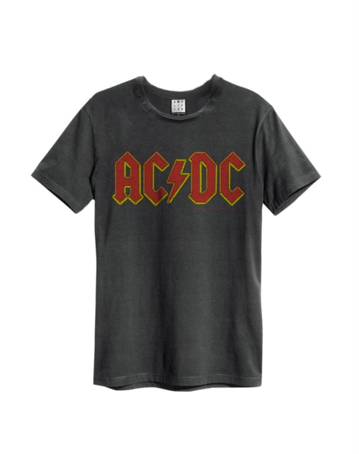 AC/DC - Logo Charcoal T-Shirt (Charcoal)