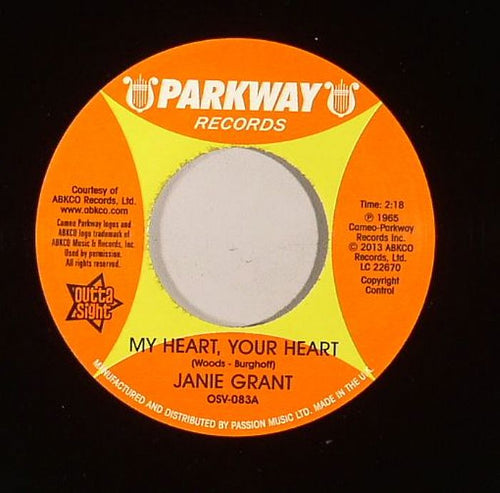 Janie GRANT / EVIE SANDS - My Heart Your Heart [7" Vinyl]