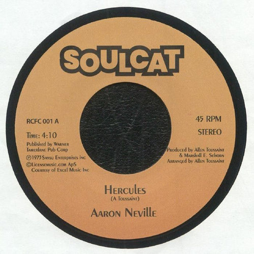 AARON NEVILLE - Hercules [7" Vinyl Single Sided]