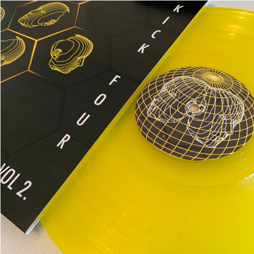 Various Artists - Kick Four EP Vol 2  [Translucent Yellow Vinyl]