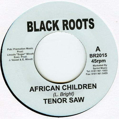 AFRICAN CHILDREN/ FEVER by TENOR SAW [7" Vinyl]