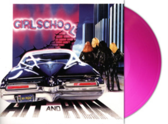 Girlschool - Hit and Run ((MAGENTA VINYL)