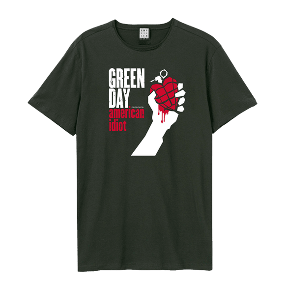 GREENDAY - American Idiot Charcoal T-Shirt (Charcoal)