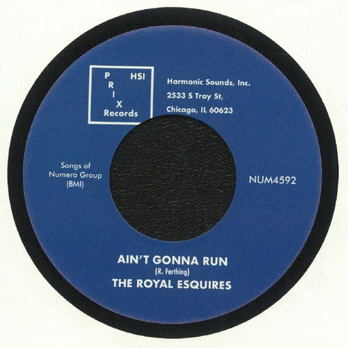 THE ROYAL ESQUIRES - Ain't Gonna Run - Single Sided [7" Vinyl]