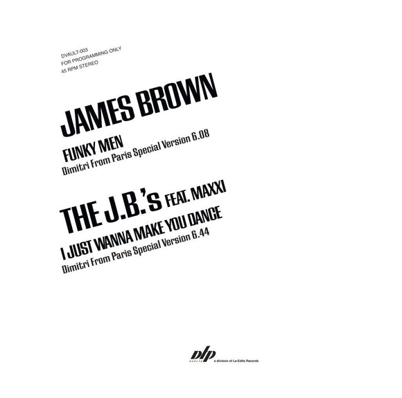 James Brown And The J.B.'s - Special Versions By Dimitri From Paris