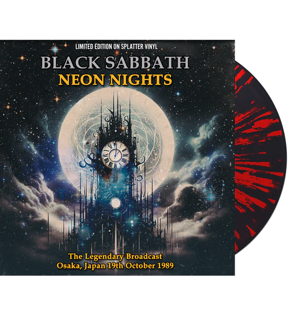 BLACK SABBATH - Neon Nights (Black & Red Splatter Vinyl)