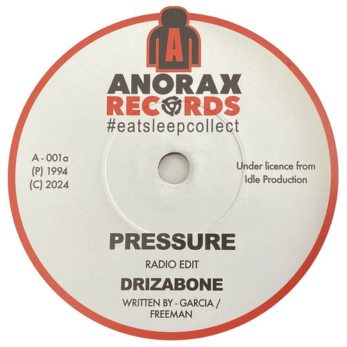 Drizabone - Pressure (Incl. Nu-Solution AKA Roger Sanchez Remix) [7" Vinyl]