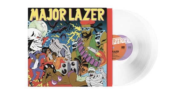 MAJOR LAZER - GUNS DON’T KILL PEOPLE..LAZERS DO (15TH ANNIVERSARY EDITION) [Crystal Clear 2LP]