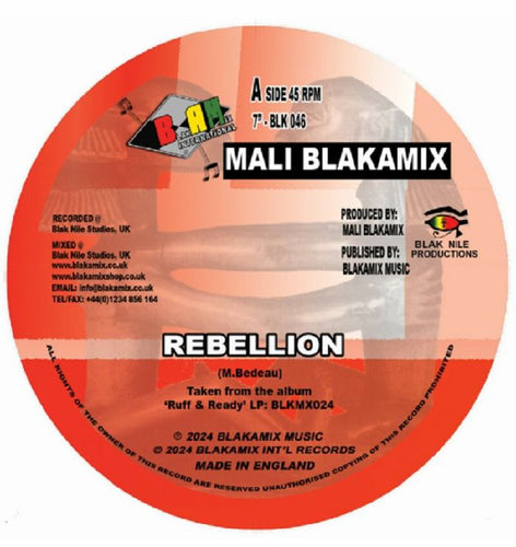 Mali Blakamix - Rebellion/Rebellion II [7" Vinyl]